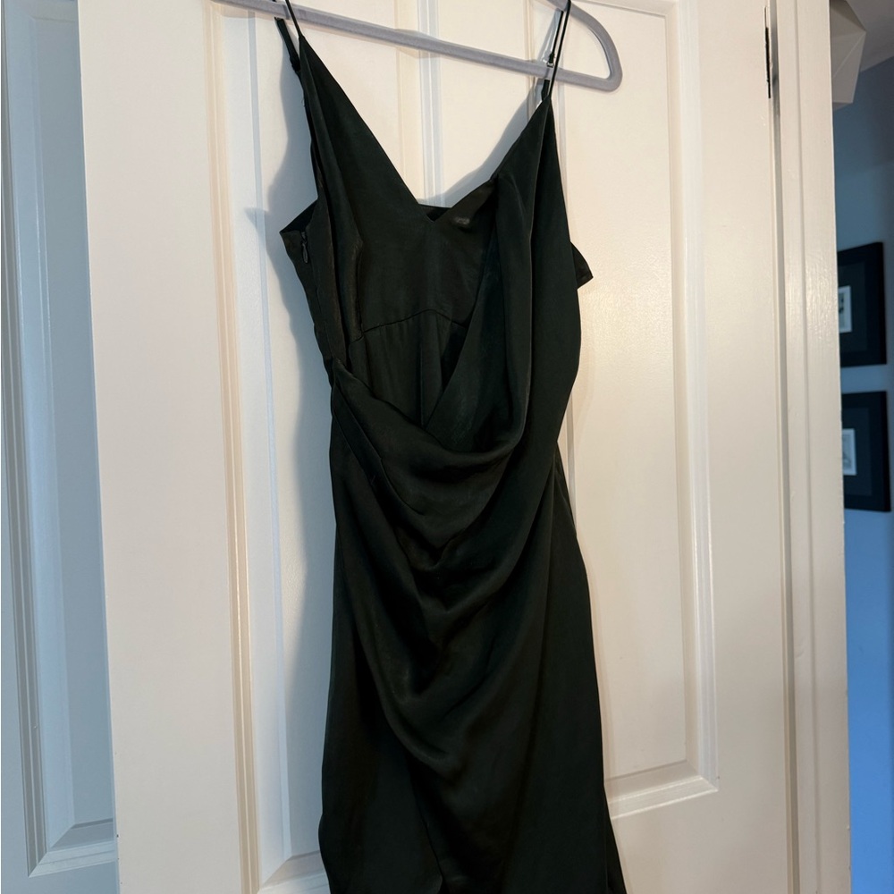 Stylestalker Black Backless Draped Dress